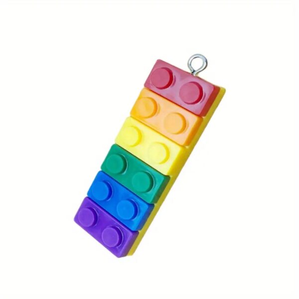 Collar Mordedera Para Calmar La Ansiedad En Forma De Bloque De Colores